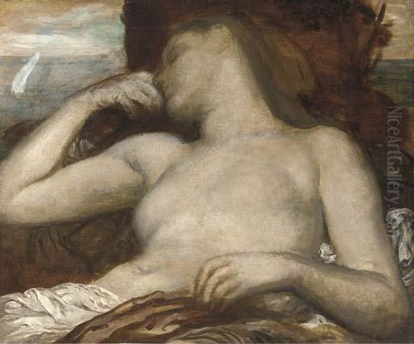 Ariadne Oil Painting by George Frederick Watts