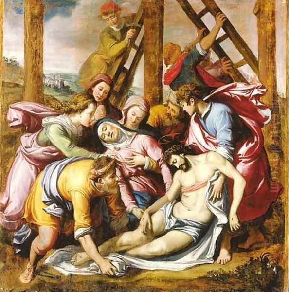 The Deposition Oil Painting by Santi Di Tito