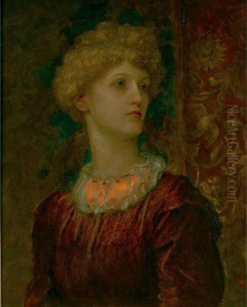 Portrait Of Dorothy Dene Oil Painting by George Frederick Watts