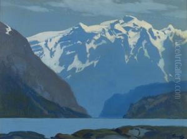 Northwest: Desolation Sound, British Columbia Oil Painting by Frederick Judd Waugh