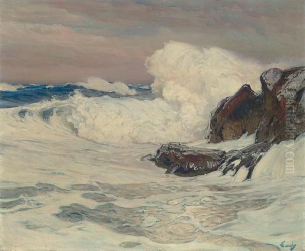 The Spell Of The Sea Oil Painting by Frederick Judd Waugh