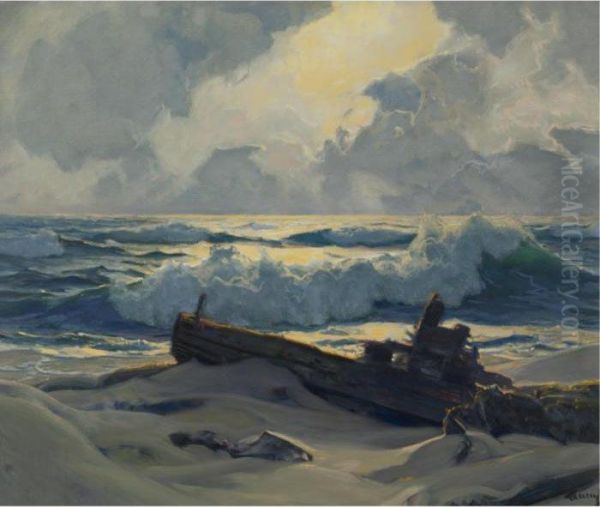 West Shore, Provincetown Oil Painting by Frederick Judd Waugh