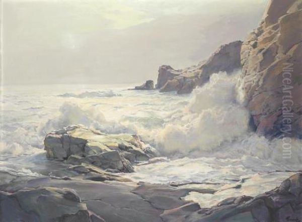 Fog Bank Oil Painting by Frederick Judd Waugh