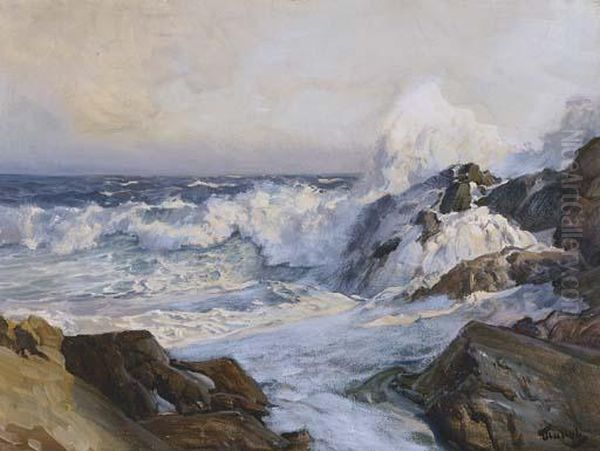 The Inlet Oil Painting by Frederick Judd Waugh