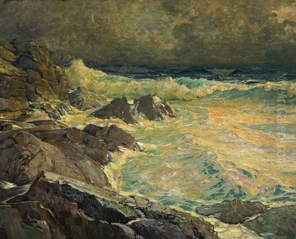 ''storm Clouds'' Oil Painting by Frederick Judd Waugh