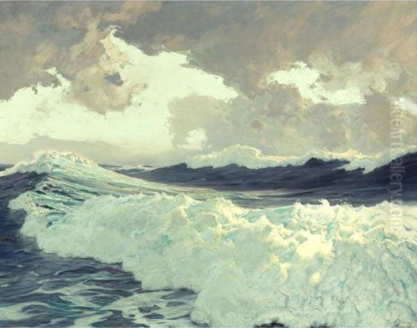 The Ocean Oil Painting by Frederick Judd Waugh