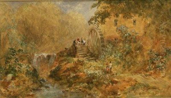 Rigg Mill Oil Painting by George Weatherill