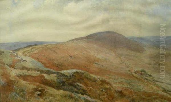 Castleton Riggs Yorkshire Oil Painting by George Weatherill