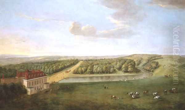 Ashburnham Place, Sussex Oil Painting by Peter Tillemans