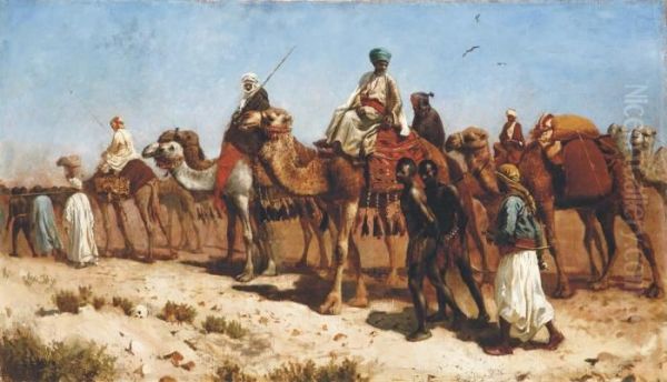 The Caravan Oil Painting by Edwin Lord Weeks