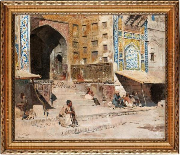 Weeks Lahore Oil Painting by Edwin Lord Weeks