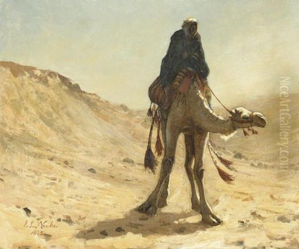 The Camel Rider Oil Painting by Edwin Lord Weeks