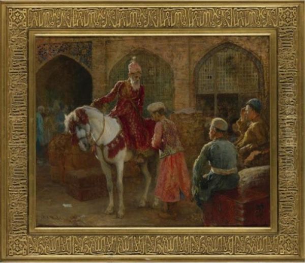 The Grand Vizier Oil Painting by Edwin Lord Weeks