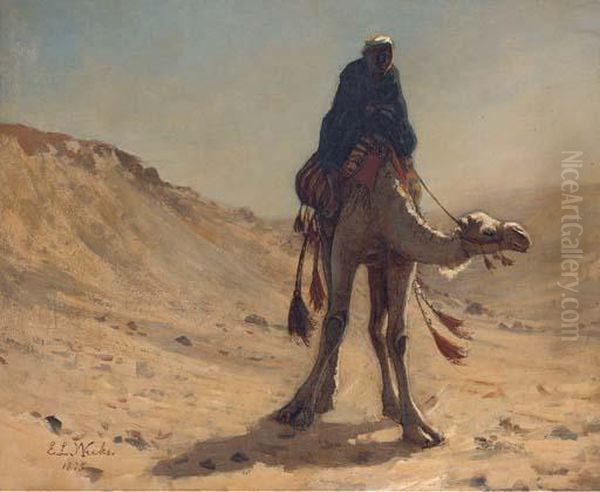 The Camel Rider Oil Painting by Edwin Lord Weeks