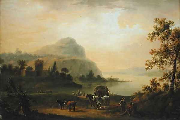 The Morning, 1773 Oil Painting by Johann Jacob Tischbein