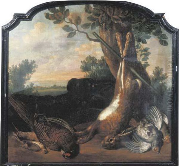 A Hunting Still Life: An Ortolan Oil Painting by Jan Weenix