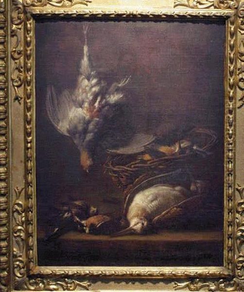 Bears Signature (lr) Oil Painting by Jan Weenix