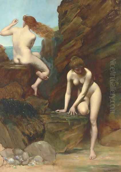 The Bathers Oil Painting by Dorothy Tennant