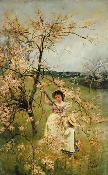 Spring, c.1880 Oil Painting by Henry George Todd