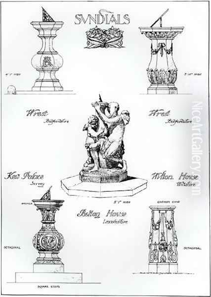 Sundials, c.1900 Oil Painting by Harry Inigo Triggs