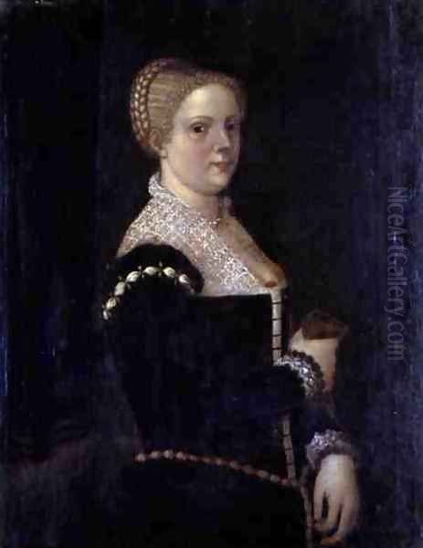 Self Portrait of the Artist Oil Painting by Marietta Robusti Tintoretto