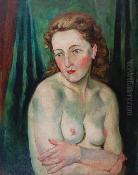 Portret Kobiety Oil Painting by Wojciech Weiss