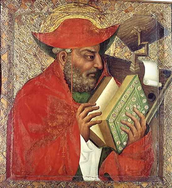 St. Jerome Oil Painting by of Prague Theodoricus