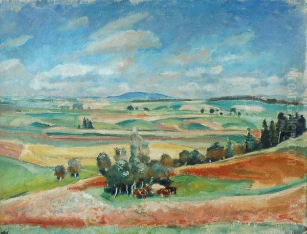 Pejzaz Oil Painting by Wojciech Weiss