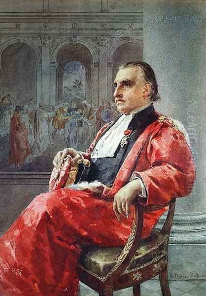 Jean-Martin Charcot 1825-93 August 1881 Oil Painting by Eduardo Tofano