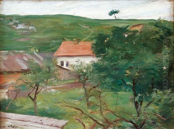 Pejzaz Oil Painting by Wojciech Weiss