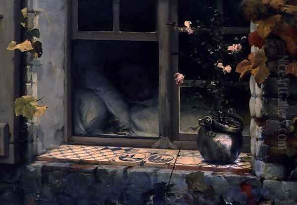 The Convalescent, 1884 Oil Painting by Francois Tattegrain