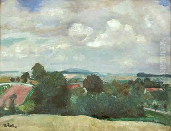 Pejzaz Oil Painting by Wojciech Weiss