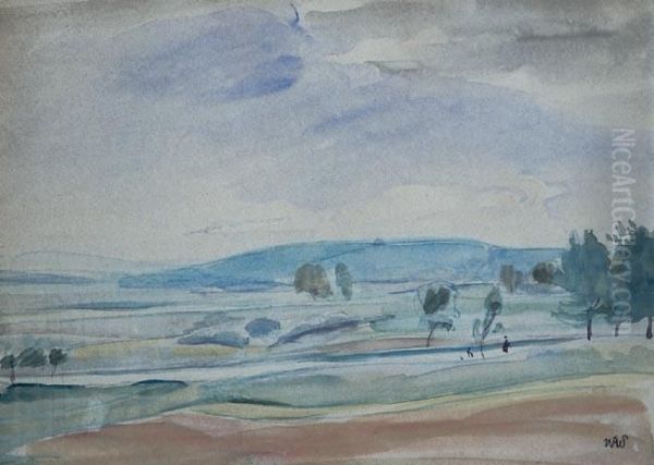 Wzgorze Lanckorony, Ok. 1912 R. Oil Painting by Wojciech Weiss