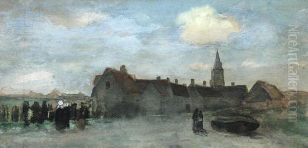 View Of Scheveningen by Jan Hendrik Weissenbruch