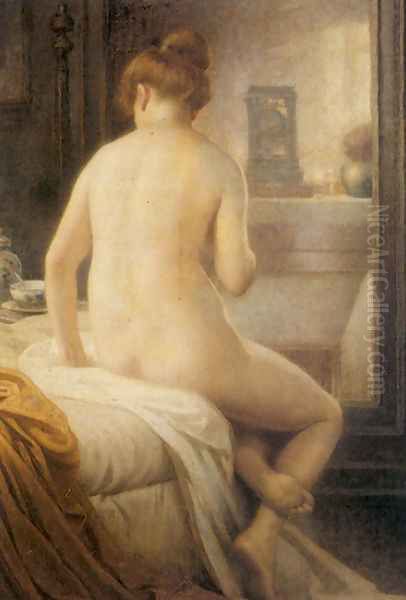 The Bather Oil Painting by Antony Troncet