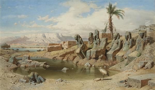 The Sphinx Oil Painting by Carl Friedrich H. Werner