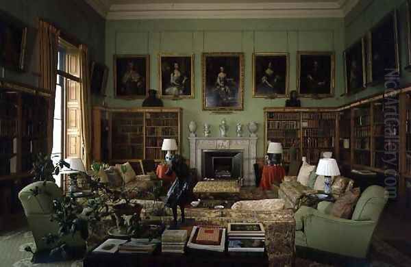 The Library, c.1780 Oil Painting by Robert Taylor