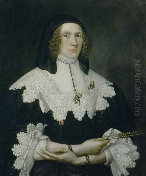 Marie Nichols, 1636 Oil Painting by Peter Troueil