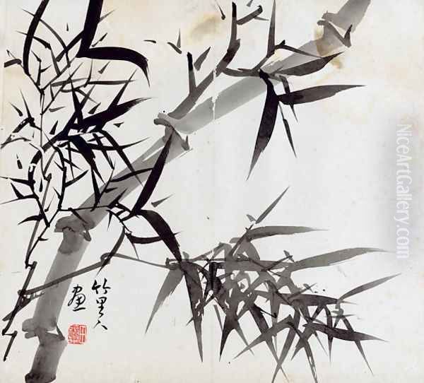 Leaf K, from Tian Jingzhai mozhu ce, from Rugao, Jiangsu province Oil Painting by Rang Tian