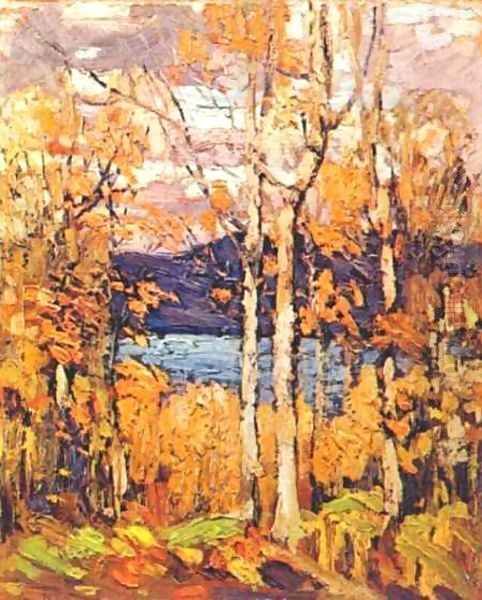 Algonquin October Oil Painting by Thomas Thompson