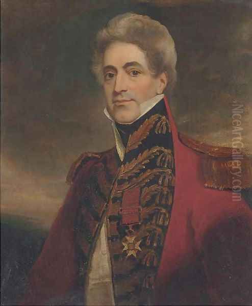 Portrait of General Sir William Casement Oil Painting by Thomas Thompson