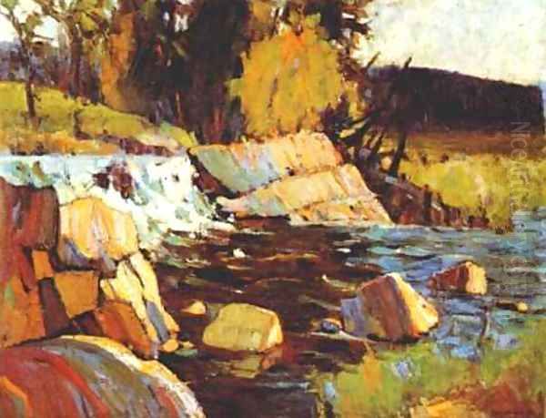 Little Falls Oil Painting by Thomas Thompson