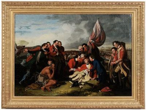 Death Of Generalwolfe Oil Painting by Benjamin West