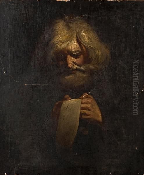 St Jerome Oil Painting by Benjamin West