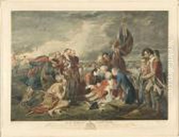 The Death Of General Wolfe Oil Painting by Benjamin West