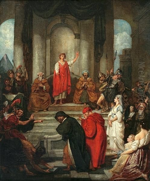 Esther Before Ahasuerus Oil Painting by Benjamin West