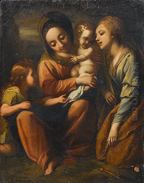 The Holy Family Oil Painting by Benjamin West