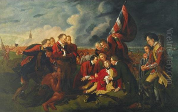 The Death Of General Wolfe Oil Painting by Benjamin West