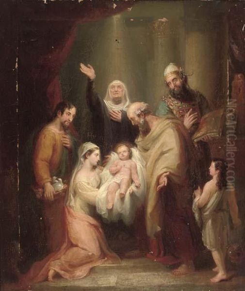 The Nativity Oil Painting by Benjamin West