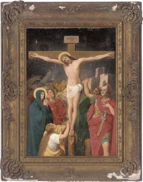 The Crucifixion Oil Painting by Benjamin West